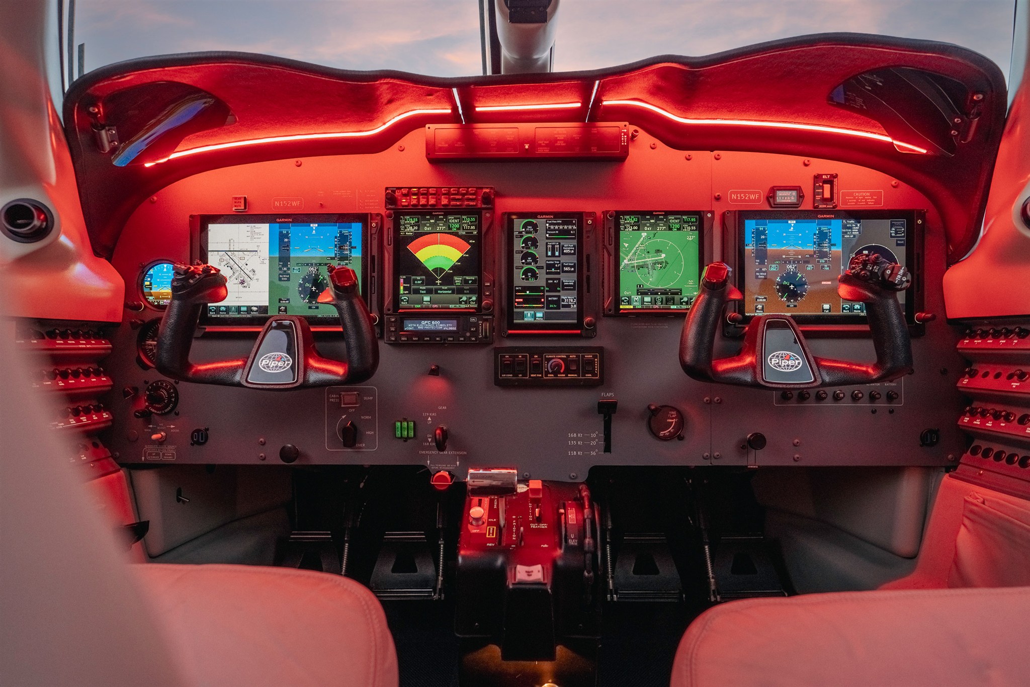 Piper PA-46 Dual G500 TXi Panel