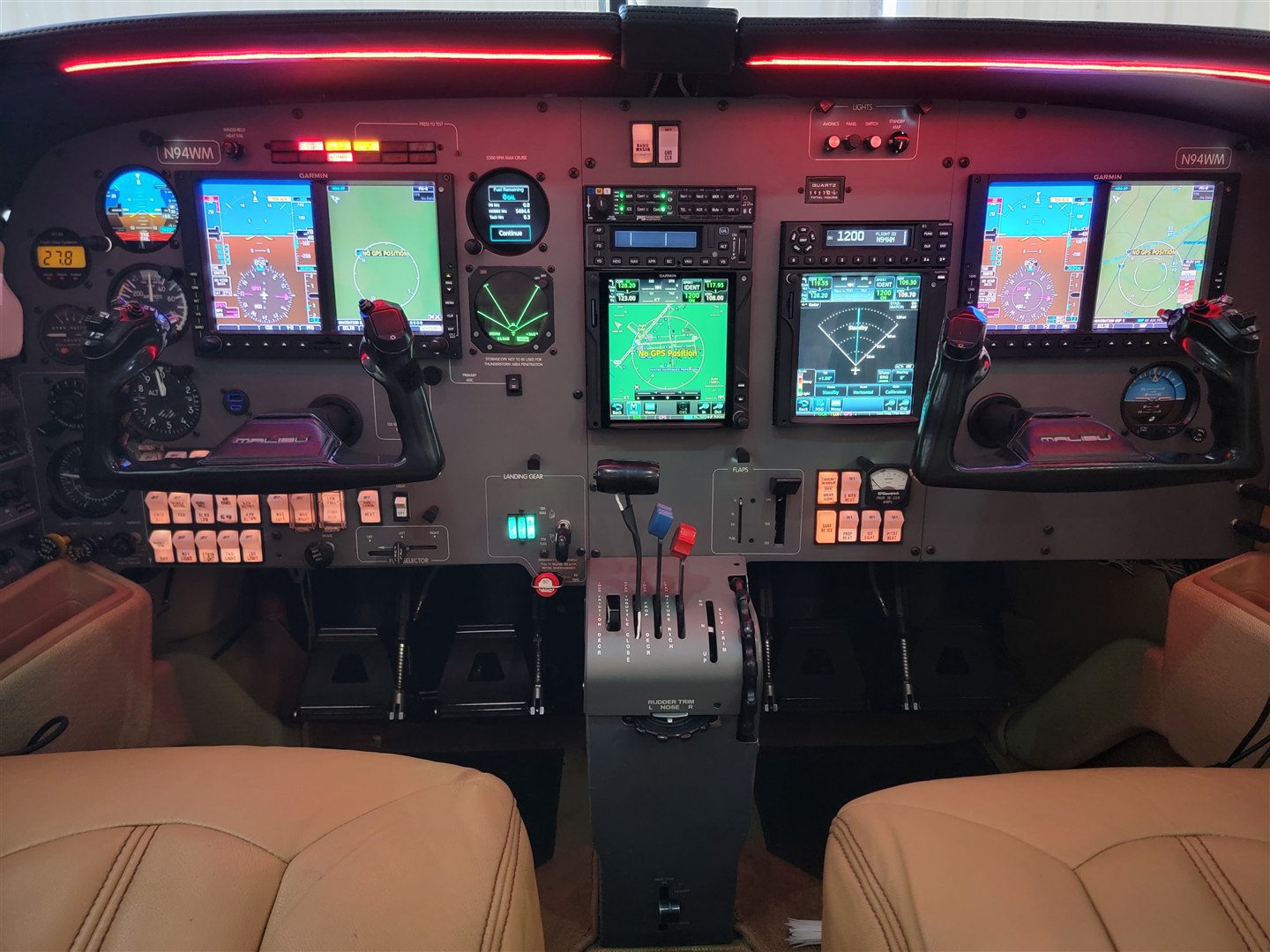 Piper PA-46 Malibu Panel