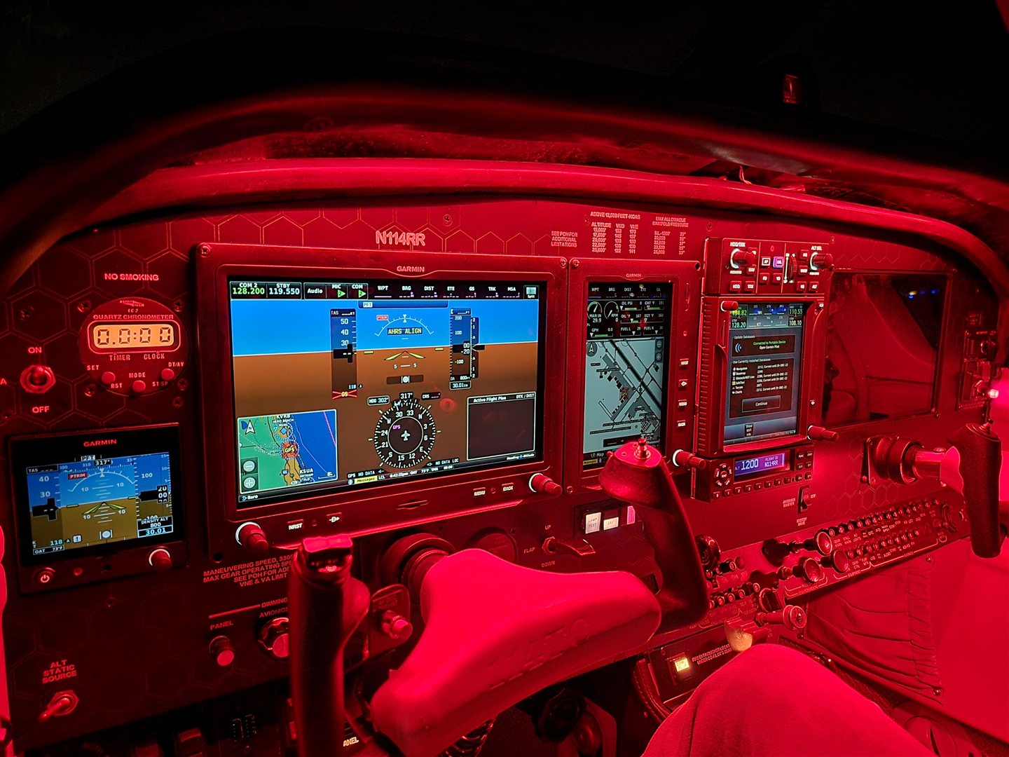 Piper Arrow Glass Panel